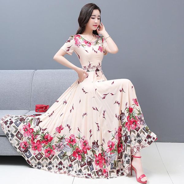 new korean summer autumn woman dress slim round neck short sleeve temperament ladies dresses green pink beige plus size clothes, White;black
new korean summer autumn woman dress slim round neck short sleeve temperament ladies dresses green pink beige plus size clothes, White;black