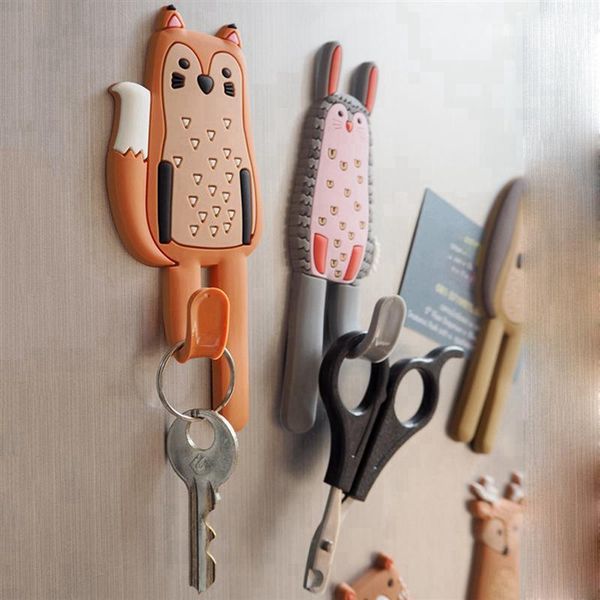 cute animal magnetic hooks multifunctional removable decorative fridge sticker message refrigerator magnets key storage holder b
cute animal magnetic hooks multifunctional removable decorative fridge sticker message refrigerator magnets key storage holder b