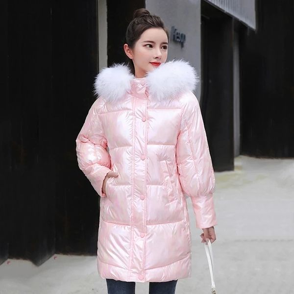 2021 newwomen winter long silver thick cotton padded jackets hooded with fur collar warm oversized femme coats 8nff, Black
2021 newwomen winter long silver thick cotton padded jackets hooded with fur collar warm oversized femme coats 8nff, Black
