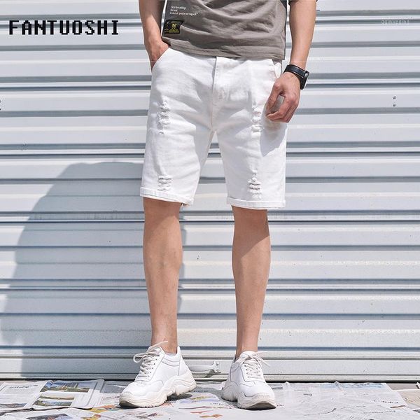 2019 new men brand denim shorts summer casual stretch slim cotton ripped short jeans male brand large size 421, White;black
2019 new men brand denim shorts summer casual stretch slim cotton ripped short jeans male brand large size 421, White;black