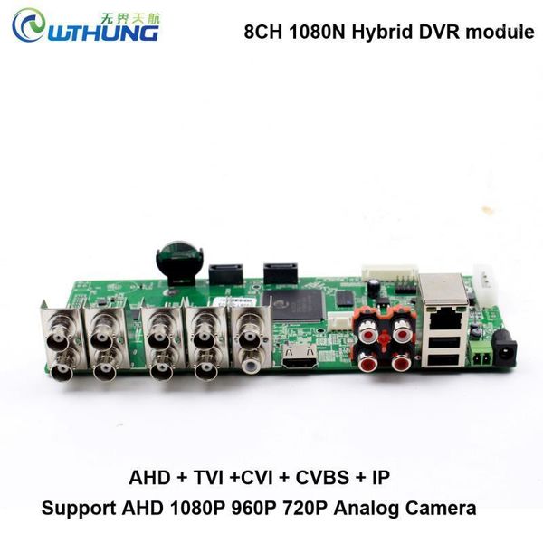 8 channel cctv recorder dvr 5 in 1 8ch 1080n dvr board hybrid ahd surveillance security for analog ahd cvi tvi ip camera1, Black;white
8 channel cctv recorder dvr 5 in 1 8ch 1080n dvr board hybrid ahd surveillance security for analog ahd cvi tvi ip camera1, Black;white