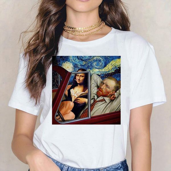 mona lisa van gogh t shirt hip hop women art harajuku funny print t shirt ullzang fashion tees clothes female, White
mona lisa van gogh t shirt hip hop women art harajuku funny print t shirt ullzang fashion tees clothes female, White