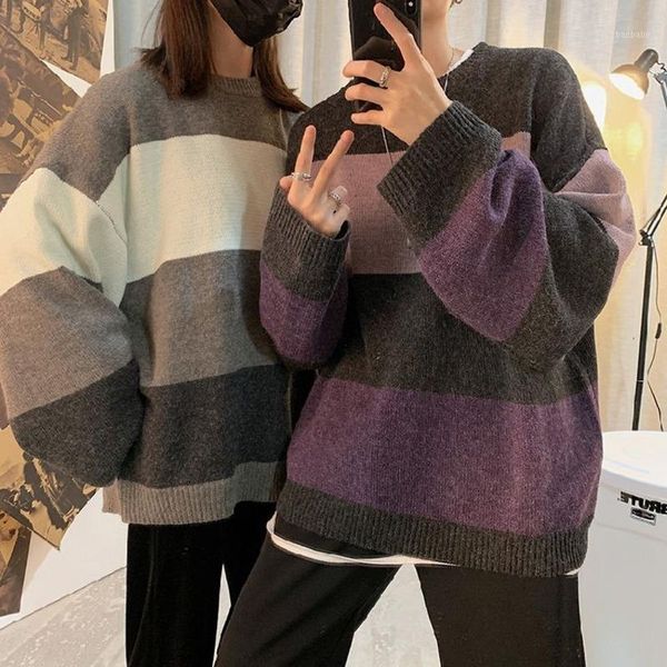 winter striped sweater men's warm and fashionable hit color casual knitted pullover men clothes loose couple knitting sweaters1, White;black
winter striped sweater men's warm and fashionable hit color casual knitted pullover men clothes loose couple knitting sweaters1, White;black