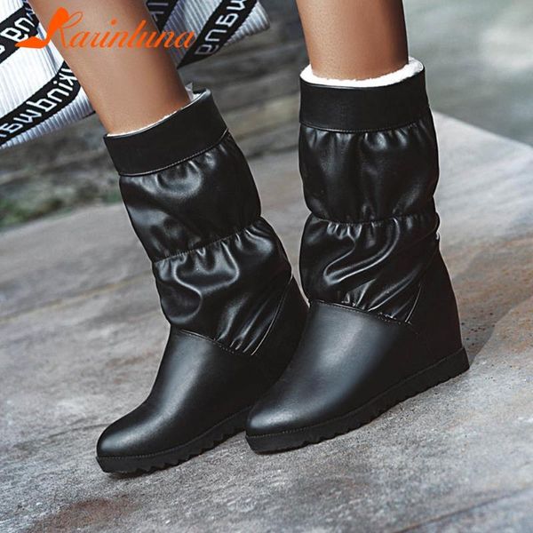 boots shoes women plus size 35-43 snow winter round toe short plush slip-on flat with mid-calf booties, Black
boots shoes women plus size 35-43 snow winter round toe short plush slip-on flat with mid-calf booties, Black