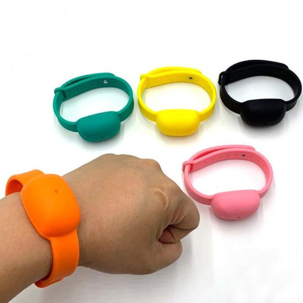 1pc silicone liquid soap holder bracelet sanitizer dispenser wristband with bottle hand strap bracelet for hands cleaning
1pc silicone liquid soap holder bracelet sanitizer dispenser wristband with bottle hand strap bracelet for hands cleaning