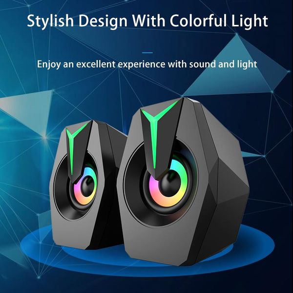 computer speakers 2.0 usb powered stereo volume control with led light stereo bass subwoofer portable wired gaming speakers
computer speakers 2.0 usb powered stereo volume control with led light stereo bass subwoofer portable wired gaming speakers