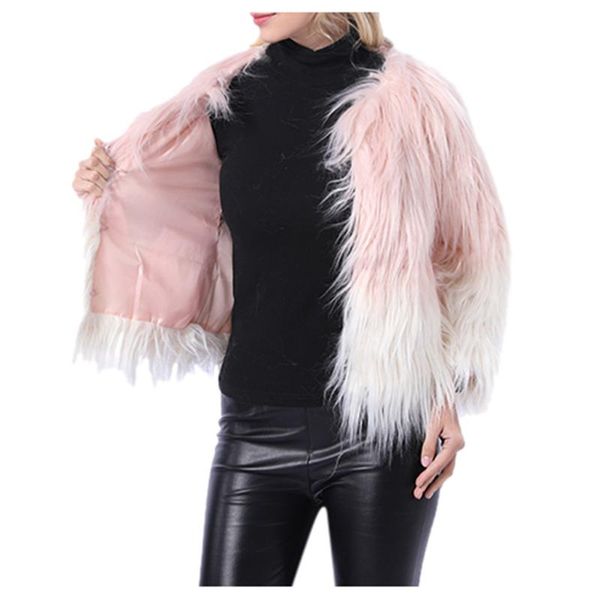 women's fur & faux jaycosin coat women 2021 plus size winter warm thick outerwear ladies casual gradient print loose cardigan, Black
women's fur & faux jaycosin coat women 2021 plus size winter warm thick outerwear ladies casual gradient print loose cardigan, Black
