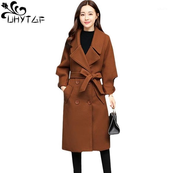 uhytgf casual woolen coat female fashion belt double-breasted slim autumn winter coat womens lapels elegant plus size jacket 9871, Black
uhytgf casual woolen coat female fashion belt double-breasted slim autumn winter coat womens lapels elegant plus size jacket 9871, Black