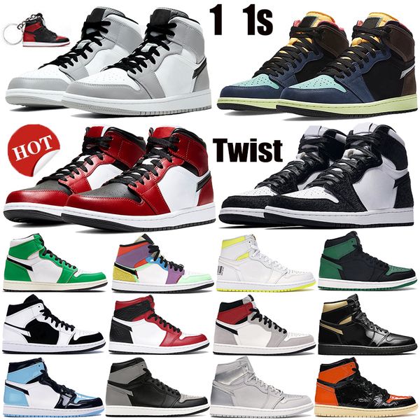 мужские 1 1s twist mid свет дым серого jumpman баскетбол обувь сатин snake чикаго бред toe unc патентный запретил тапку женщин спортивных тр, Black
мужские 1 1s twist mid свет дым серого jumpman баскетбол обувь сатин snake чикаго бред toe unc патентный запретил тапку женщин спортивных тр, Black