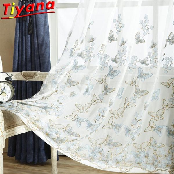 blue embroidery butterfly tulle curtains for living room nordic idyllic sheer gauze balcony kitchen x-hm457#30
blue embroidery butterfly tulle curtains for living room nordic idyllic sheer gauze balcony kitchen x-hm457#30