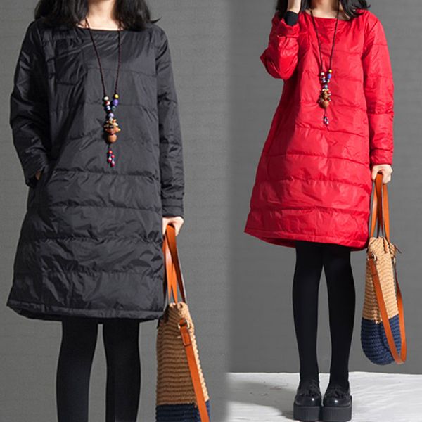 female jackets autumn winter womens long coat itself fine cotton dress for women plus size solid color art slim fit dresses 201028, Black
female jackets autumn winter womens long coat itself fine cotton dress for women plus size solid color art slim fit dresses 201028, Black