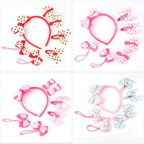 children's hair accessories set headband hairpin rubber band fashion striped dot bow girl hair accessories 7 piece set 8 color1, Slivery;white
children's hair accessories set headband hairpin rubber band fashion striped dot bow girl hair accessories 7 piece set 8 color1, Slivery;white