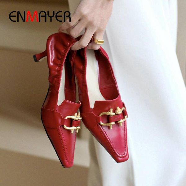 enmayer 2020 slip-on mules elegant wedding shoes genuine leather square toe thin heels metal decoration pumps women shoes 34-39, Black
enmayer 2020 slip-on mules elegant wedding shoes genuine leather square toe thin heels metal decoration pumps women shoes 34-39, Black
