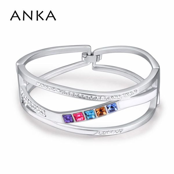 anka brand fashion square style trendy luxurious bangle for mother's day gift main stone crystals from austria #117612, Black
anka brand fashion square style trendy luxurious bangle for mother's day gift main stone crystals from austria #117612, Black