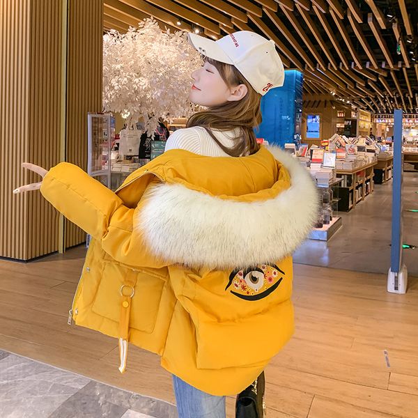 2021 new women's clothes of young girls wear short cotton-padded clothing bulk winter coat txff, Black
2021 new women's clothes of young girls wear short cotton-padded clothing bulk winter coat txff, Black