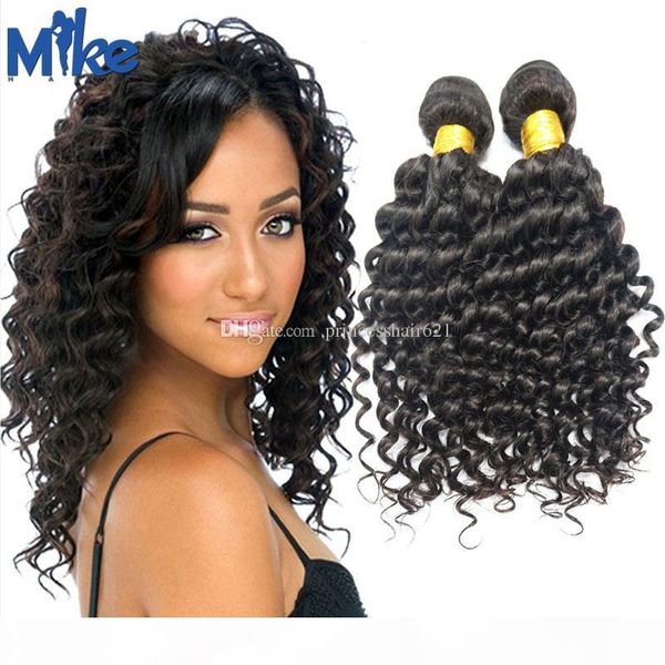 mikehair indian deep wave hair weft 2 pieces good quality human hair bundles malaysian peruvian brazilian deep wave curly hair extensions, Black
mikehair indian deep wave hair weft 2 pieces good quality human hair bundles malaysian peruvian brazilian deep wave curly hair extensions, Black