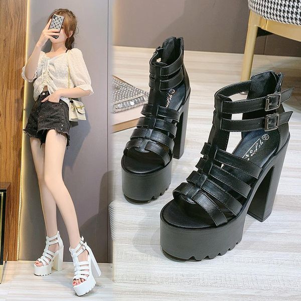 dress shoes summer white sandals women gladiators platform sandalia feminina ladies rome footware style female zapatos de mujer, Black
dress shoes summer white sandals women gladiators platform sandalia feminina ladies rome footware style female zapatos de mujer, Black