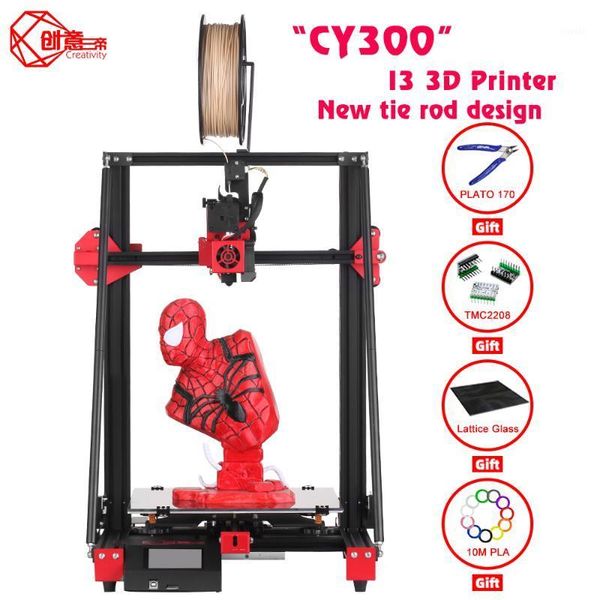 creativity i3 3d printer cy300 large print size with dual z-axis resume printing filament runout detection 3.5 inch touch screen1
creativity i3 3d printer cy300 large print size with dual z-axis resume printing filament runout detection 3.5 inch touch screen1
