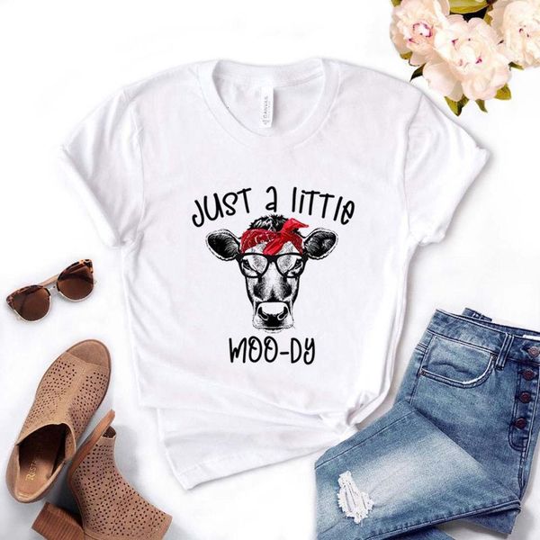 women t shirt just a little moody bandana cow print tshirt women short sleeve o neck loose t-shirt ladies causal tee shirt, White
women t shirt just a little moody bandana cow print tshirt women short sleeve o neck loose t-shirt ladies causal tee shirt, White