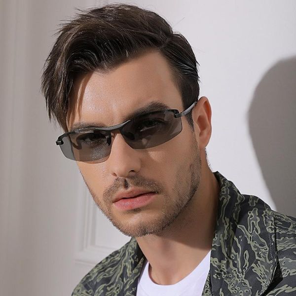 sunglasses men polarized uv400 sun glasses rectangle rimless vintage rays eyewear accessories masculino, White;black
sunglasses men polarized uv400 sun glasses rectangle rimless vintage rays eyewear accessories masculino, White;black