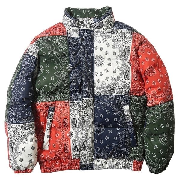 vintage pattern color block jacket men thick parkas coat warm padded jacket parka harajuku puffer windbreaker streetwear outwear lj201215, Black
vintage pattern color block jacket men thick parkas coat warm padded jacket parka harajuku puffer windbreaker streetwear outwear lj201215, Black