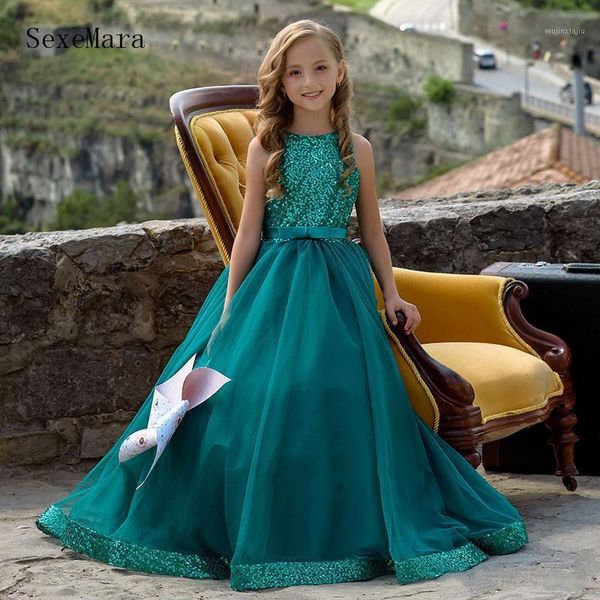 girl's dresses a-line customized flower girl dress for wedding green sequins children kids clothes birthday party1, Red;yellow 
girl's dresses a-line customized flower girl dress for wedding green sequins children kids clothes birthday party1, Red;yellow