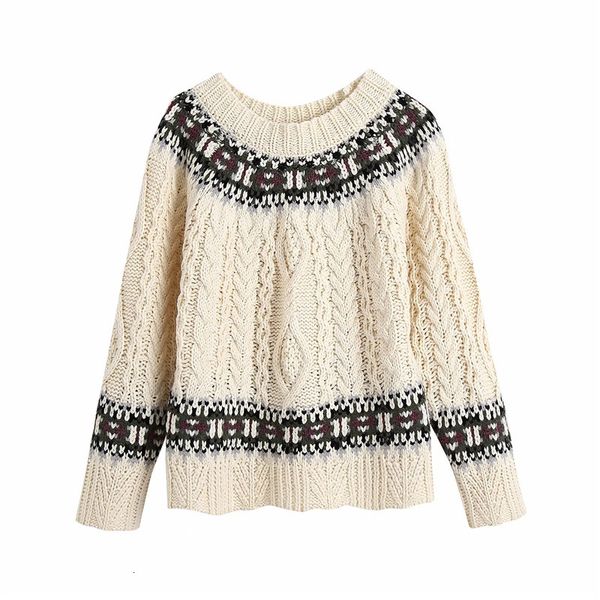 2021 new vintage contrast jacquard woman sweaters winter o neck long sleeve cable knitted sweater women christmas jersey pullover f1sq, White;black
2021 new vintage contrast jacquard woman sweaters winter o neck long sleeve cable knitted sweater women christmas jersey pullover f1sq, White;black