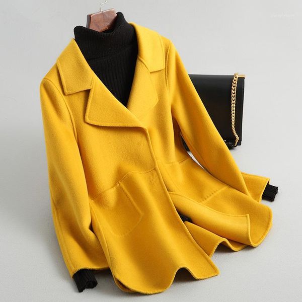 casual fashion wool coat female autumn spring coats gray yellow double-side wool jacket women outwear abrigo mujer1, Black
casual fashion wool coat female autumn spring coats gray yellow double-side wool jacket women outwear abrigo mujer1, Black
