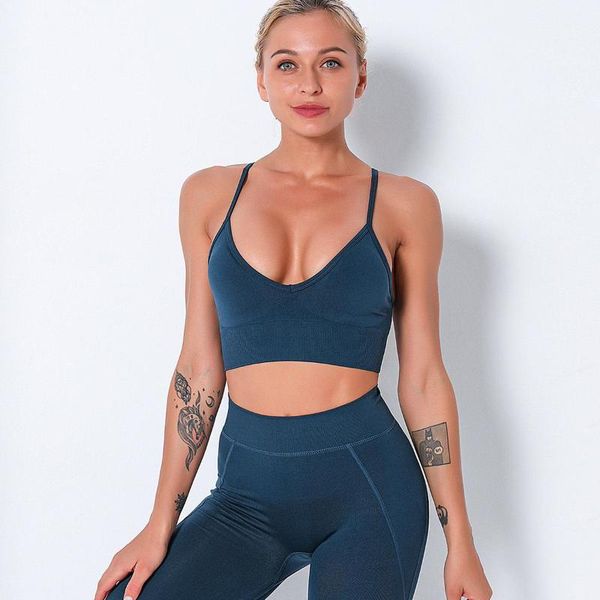 gym clothing women sport bra padded adjustable thin shoulder strap sports push up vest running underwear elastic halter 1, White;black
gym clothing women sport bra padded adjustable thin shoulder strap sports push up vest running underwear elastic halter 1, White;black