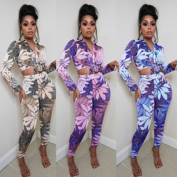womens designer 2 piece pants lapel tree leaf printed bodycon two piece outfits for sport party women clothing, White
womens designer 2 piece pants lapel tree leaf printed bodycon two piece outfits for sport party women clothing, White