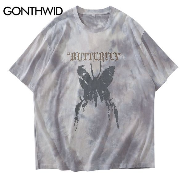 gonthwid distressed butterfly print tie dye tshirts streetwear harajuku hip hop casual cotton short sleeve tees shirts mens 1021, White;black
gonthwid distressed butterfly print tie dye tshirts streetwear harajuku hip hop casual cotton short sleeve tees shirts mens 1021, White;black
