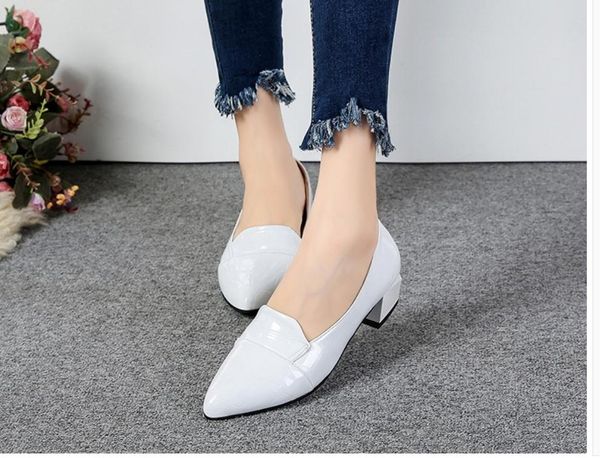 spring and autumn with new style fashion middle heel coarse heel pointed end womens shoesolm5, Black
spring and autumn with new style fashion middle heel coarse heel pointed end womens shoesolm5, Black