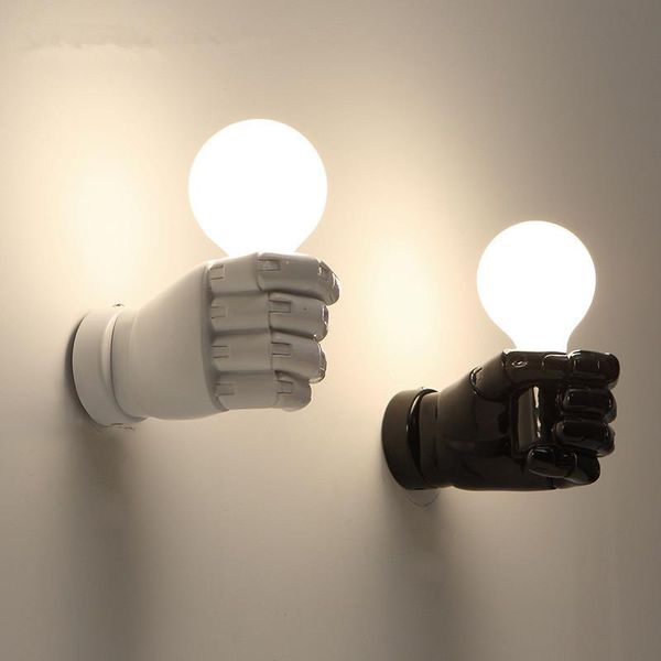 wall lamp retro resin fist loft vintage creative restaurant bar corridor black/white
wall lamp retro resin fist loft vintage creative restaurant bar corridor black/white