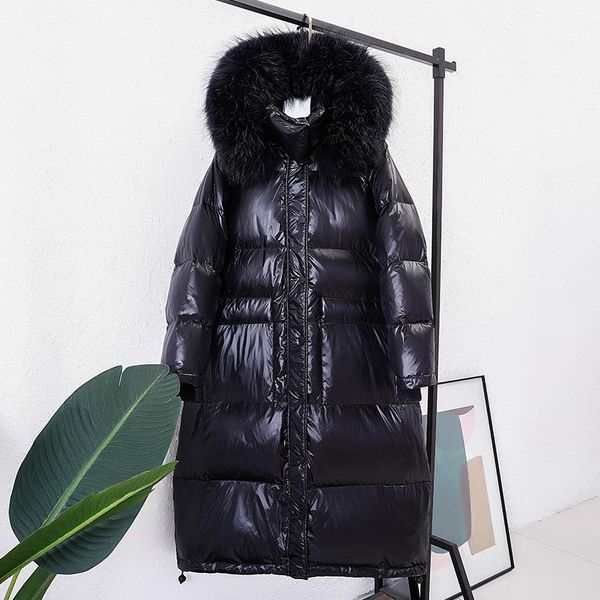 ftlzz 2020 large raccoon fur hooded jacket new duck down long coat warm snow outwear women relaxed winter parkas, Black
ftlzz 2020 large raccoon fur hooded jacket new duck down long coat warm snow outwear women relaxed winter parkas, Black
