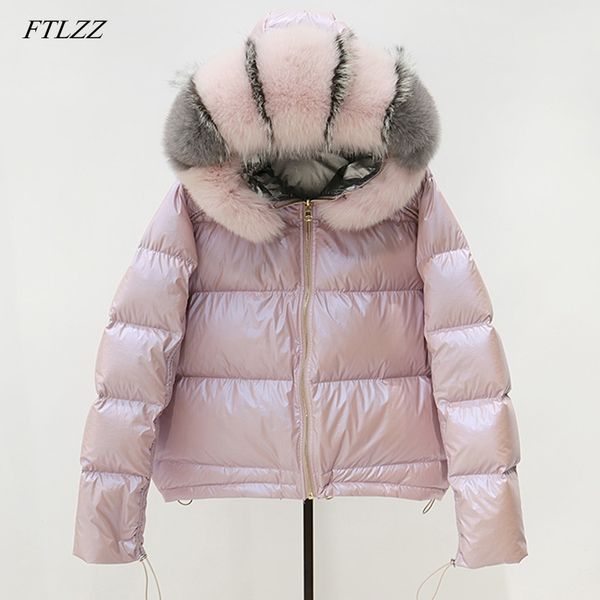 ftlzz winter real fur collar silver golden duck down jacket coat women double sided hooded waterproof parkas outerwear y200107, Black
ftlzz winter real fur collar silver golden duck down jacket coat women double sided hooded waterproof parkas outerwear y200107, Black