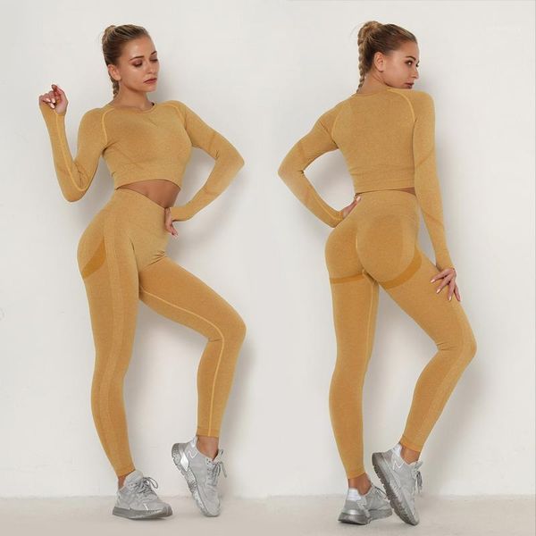 women's tracksuits 2 piece set women long sleeve sportsuit high waist seamless workout sportswear jogging legging women's clothing, Gray
women's tracksuits 2 piece set women long sleeve sportsuit high waist seamless workout sportswear jogging legging women's clothing, Gray