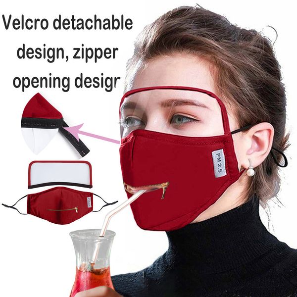 zipper face opening design protective with eyes shield detachable reusable mouth mask mascarilla mscara
zipper face opening design protective with eyes shield detachable reusable mouth mask mascarilla mscara