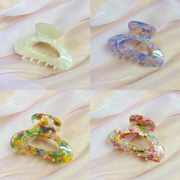fashion women acetate hair claws crab clamps charm hollow vintage lady small size hair clips headdress hair styling tool, Slivery;white
fashion women acetate hair claws crab clamps charm hollow vintage lady small size hair clips headdress hair styling tool, Slivery;white
