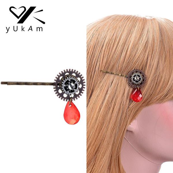 hair clips & barrettes yukam steampunk gears metal clip gothic punk vintage pins hairgrips for women girls accessories jewelry, Golden;silver
hair clips & barrettes yukam steampunk gears metal clip gothic punk vintage pins hairgrips for women girls accessories jewelry, Golden;silver