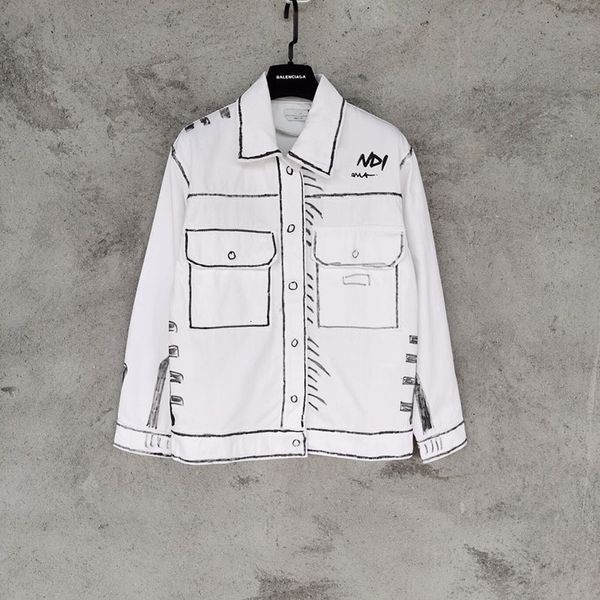 ouyang nana star same california sky hand painted graffiti jeans men's and women's fashion shirt jacket
ouyang nana star same california sky hand painted graffiti jeans men's and women's fashion shirt jacket