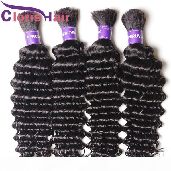 deep wave brazilian hair weave in bulk no attachment curly bulk human hair extension wefts for braiding 3 bundles deal, Black
deep wave brazilian hair weave in bulk no attachment curly bulk human hair extension wefts for braiding 3 bundles deal, Black