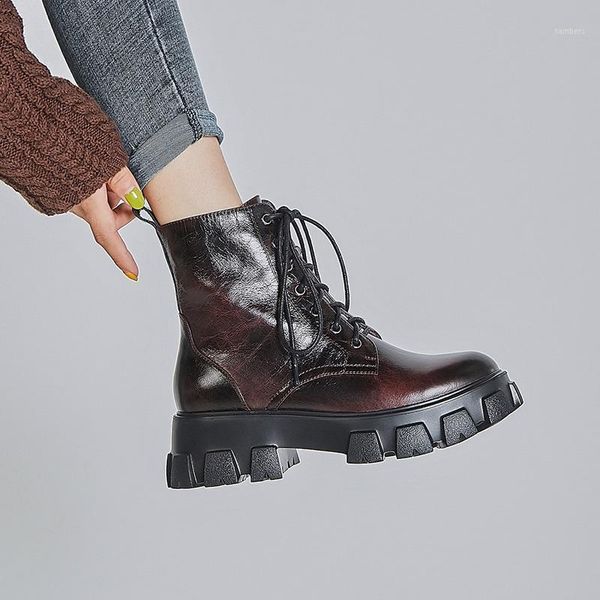 mezereon winter boots real leather women's shoes girls equestrian boots european style ladies botas med bottom platform shoes1, Black
mezereon winter boots real leather women's shoes girls equestrian boots european style ladies botas med bottom platform shoes1, Black