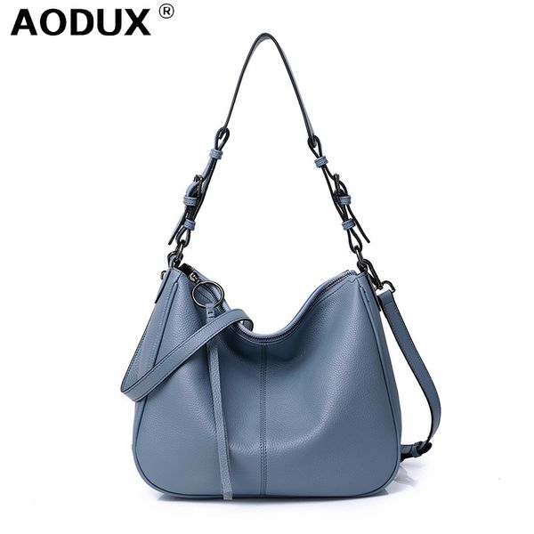aodux 100% genuine cow leather women shoulder messenger handle bag ladies female cowhide handbags hobo satchel c0121
aodux 100% genuine cow leather women shoulder messenger handle bag ladies female cowhide handbags hobo satchel c0121