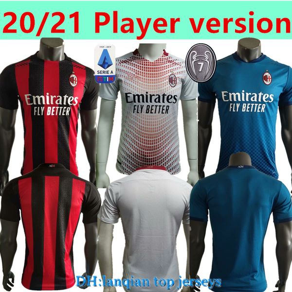 player version 20 21 ac milan home away 3rd soccer jerseys 2020 2021 ibrahimovic tonali paqueta football shirt bennacer rebic romagnoli, Black;yellow
player version 20 21 ac milan home away 3rd soccer jerseys 2020 2021 ibrahimovic tonali paqueta football shirt bennacer rebic romagnoli, Black;yellow