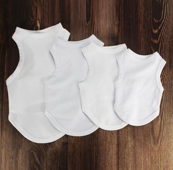 dhl50pcs sublimation blank white diy dog sleeveless thin vest for small pet heat transfer print
dhl50pcs sublimation blank white diy dog sleeveless thin vest for small pet heat transfer print