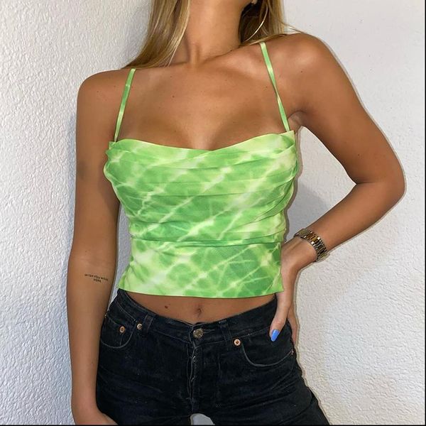 2021 summer tie dye print camisole women sleeveless fashion casual crop skinny slim basic female tanks streetwear, White
2021 summer tie dye print camisole women sleeveless fashion casual crop skinny slim basic female tanks streetwear, White