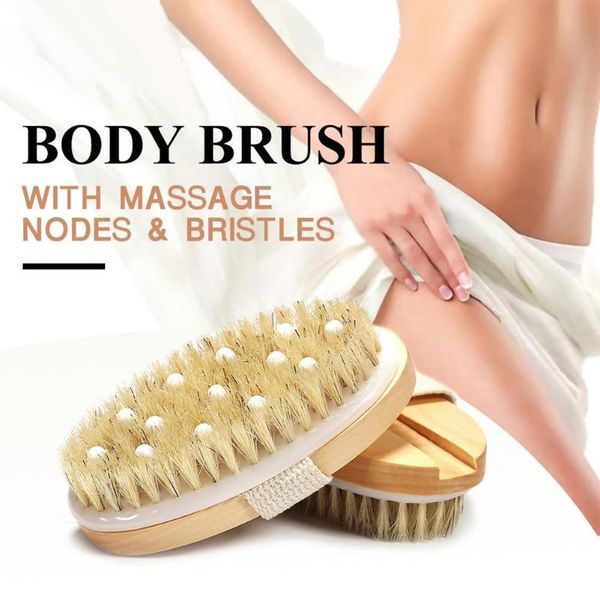 2 in 1 wooden natural bristle body brush dry wet bath scrubber spa body brush skin body massager comb
2 in 1 wooden natural bristle body brush dry wet bath scrubber spa body brush skin body massager comb