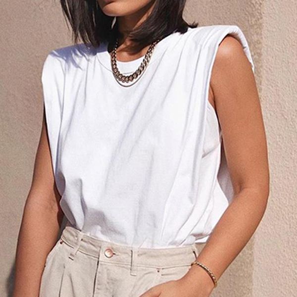 2020 summer sleeveless female o neck white women blouse shirt ladies loose solid chic casual blouses black cotton brown
2020 summer sleeveless female o neck white women blouse shirt ladies loose solid chic casual blouses black cotton brown