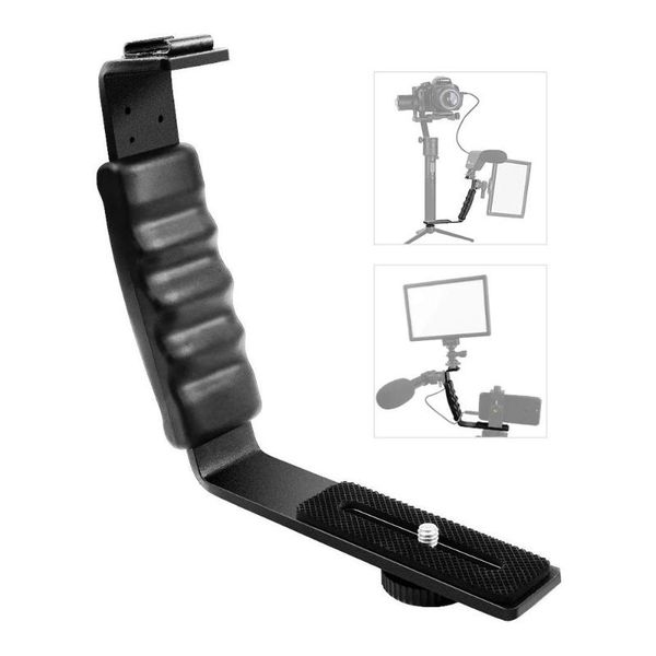 l bracket dual shoe double hoe bracket for monitor led light flash microphone action camera dslr dv gimbal accessory
l bracket dual shoe double hoe bracket for monitor led light flash microphone action camera dslr dv gimbal accessory