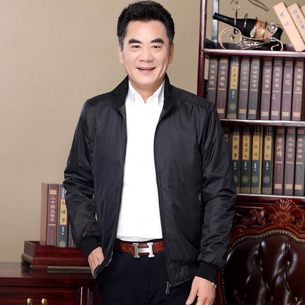 2019 male korean version of the spring and autumn casual father men's jacket middle-aged collar men's jacketwinter clothin1, Black;brown
2019 male korean version of the spring and autumn casual father men's jacket middle-aged collar men's jacketwinter clothin1, Black;brown